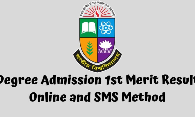 Degree Admission First Merit Result 2023 Published