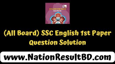 (All Board) SSC English 1st Paper Question Solution 2024