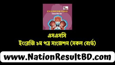 এসএসসি ইংরেজি ১ম পত্র সাজেশন ২০২৫ (সকল বোর্ড)