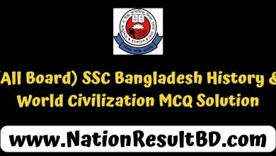 (All Board) SSC Bangladesh History & World Civilization MCQ Solution 2024