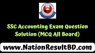 SSC Accounting Exam Question Solution 2024 (MCQ All Board)