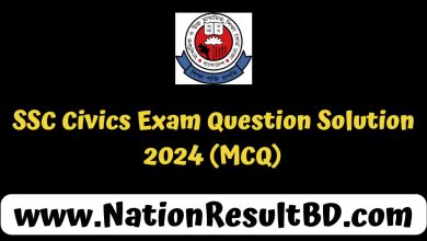 SSC Civics Exam Question Solution 2024 (MCQ)