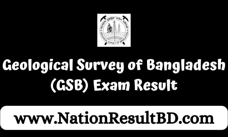 Geological Survey of Bangladesh (GSB) Exam Result 2024