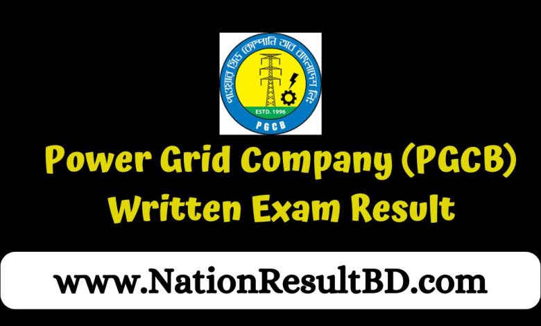 Power Grid Company (PGCB) Written Exam Result 2024