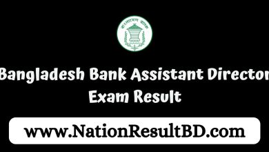 Bangladesh Bank Assistant Director Exam Result 2024