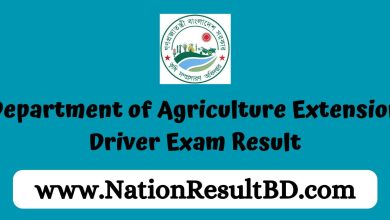 Department of Agriculture Extension Driver Exam Result 2024