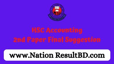 HSC Accounting 2nd Paper Suggestion 2024