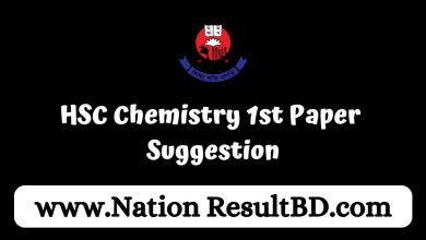 HSC Chemistry 1st Paper Suggestion 2024