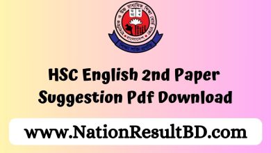 HSC English 2nd Paper Suggestion 2024 Pdf Download