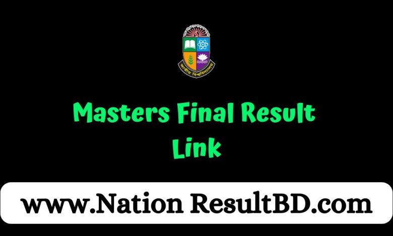 Masters Final Result 2024 Link