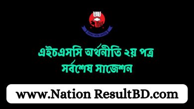 এইচএসসি অর্থনীতি ২য় পত্র সর্বশেষ সাজেশন ২০২৪