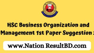 HSC Business Organization and Management 1st Paper Suggestion 2024