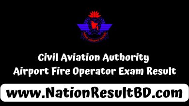 Civil Aviation Authority Airport Fire Operator Exam Result 2024