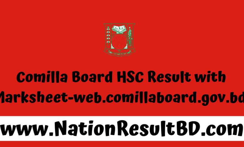  Comilla Board HSC Result 2024 with Marksheet-web.comillaboard.gov.bd