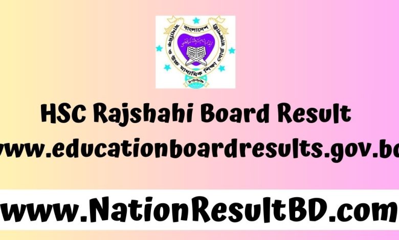 HSC 2024 Rajshahi Board Result - www.educationboardresults.gov.bd