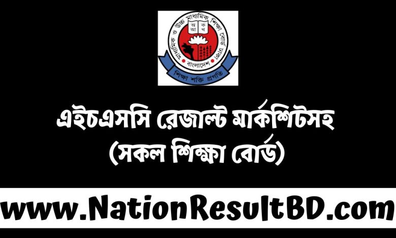 এইচএসসি রেজাল্ট ২০২৪ মার্কশিটসহ (সকল শিক্ষা বোর্ড)