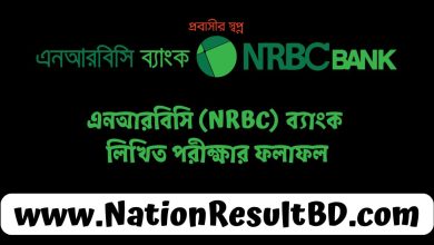 এনআরবিসি (NRBC) ব্যাংক লিখিত পরীক্ষার ফলাফল ২০২৪