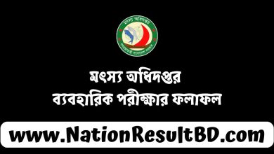 মৎস্য অধিদপ্তর ব্যবহারিক পরীক্ষার ফলাফল ২০২৪