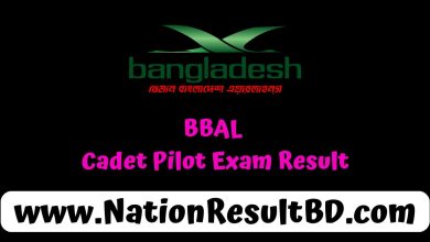 BBAL Cadet Pilot Exam Result 2024