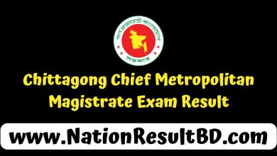 Chittagong Chief Metropolitan Magistrate Exam Result 2024