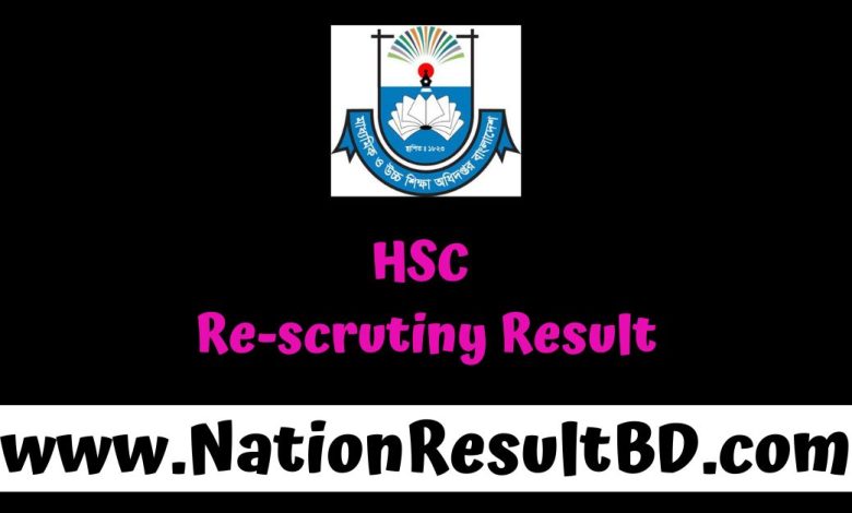 HSC Re-scrutiny Result 2024