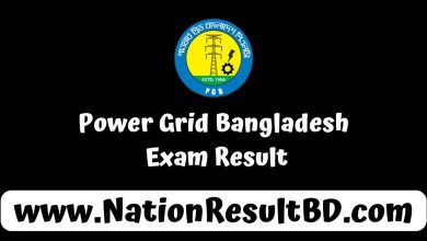 Power Grid Bangladesh Exam Result 2024