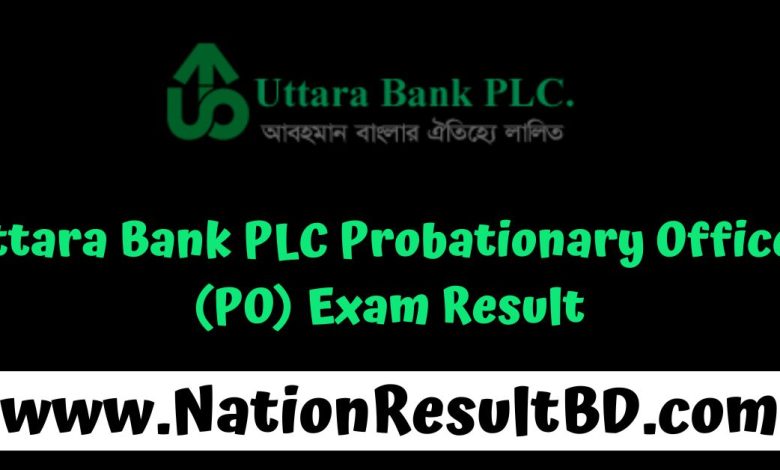 Uttara Bank PLC Probationary Officer (PO) Exam Result 2025