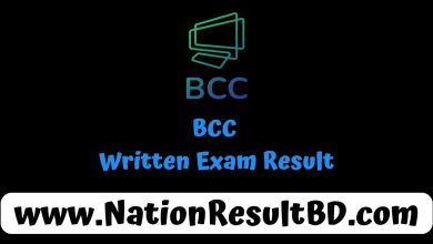 BCC Written Exam Result 2025