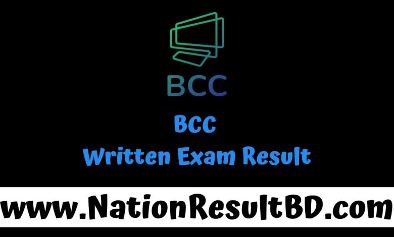 BCC Written Exam Result 2025