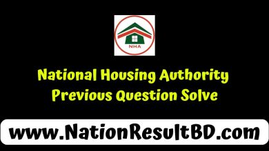 National Housing Authority Previous Question Solve 2025