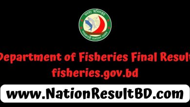 Department of Fisheries Final Result 2025 - fisheries.gov.bd