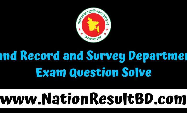 DLRS Exam Question Solution 2025