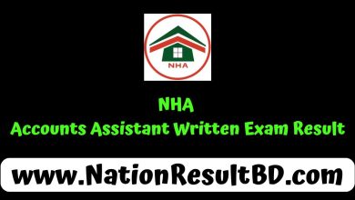 NHA Accounts Assistant Written Exam Result 2025