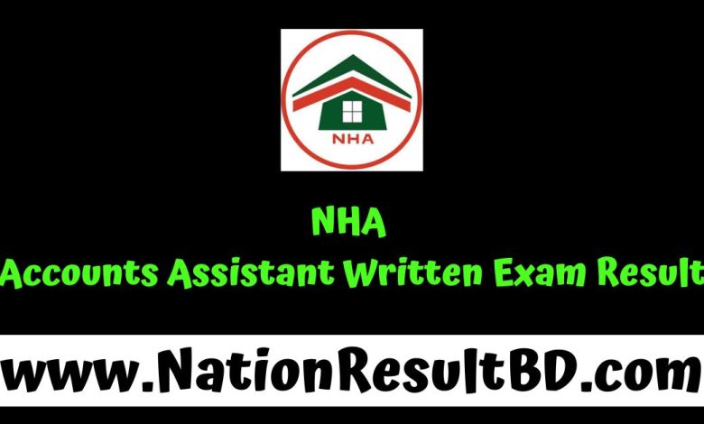 NHA Accounts Assistant Written Exam Result 2025