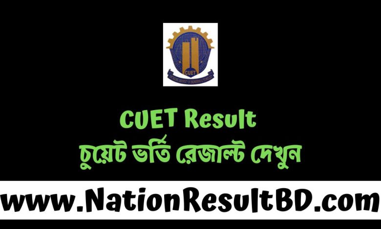 CUET Result 2025 – চুয়েট ভর্তি রেজাল্ট দেখুন