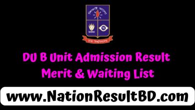 DU B Unit Admission Result 2025: Merit & Waiting List How to Check