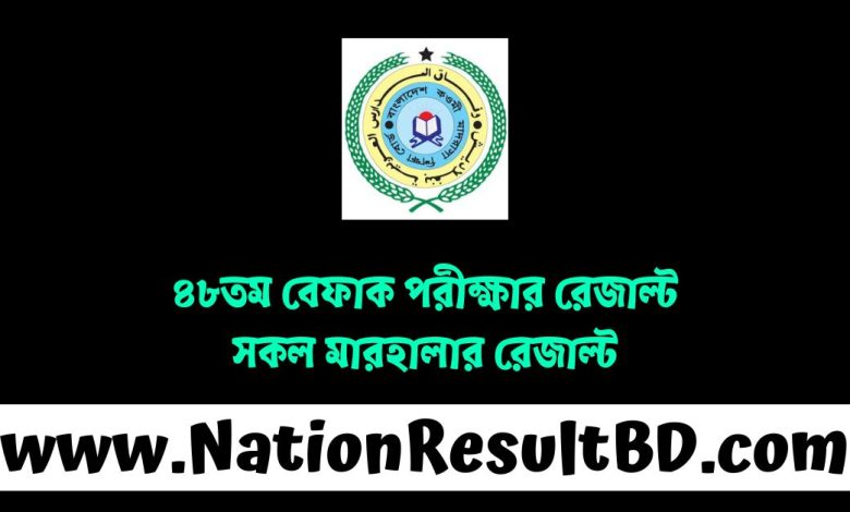 ৪৮তম বেফাক পরীক্ষার রেজাল্ট ২০২৫ - সকল মারহালার রেজাল্ট
